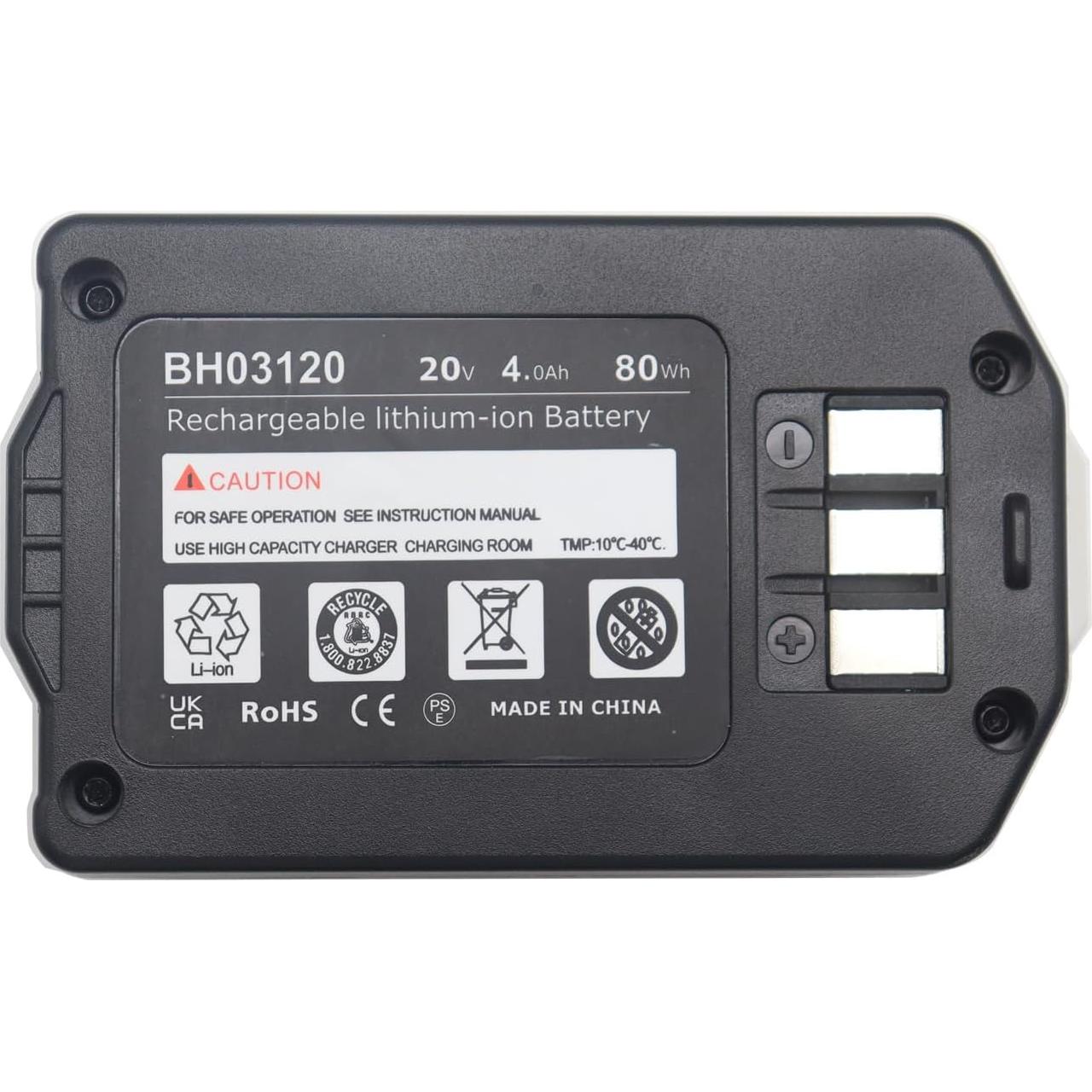 Batería de Litio-ion 20V 4000mAh xiixtoo para Aspiradora Hover