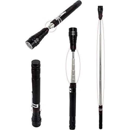 Linterna LED Telescópica BlueSunshine con Cabeza Magnética