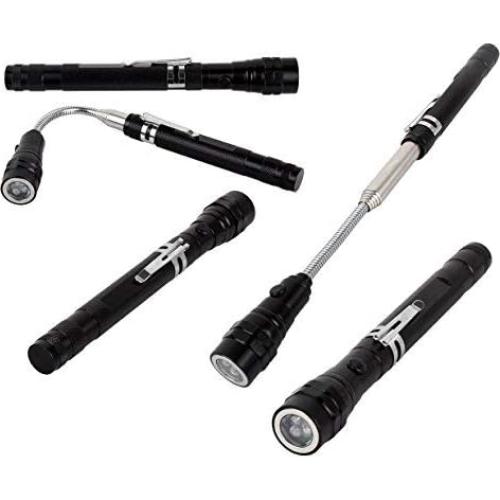 Linterna LED Telescópica BlueSunshine con Cabeza Magnética