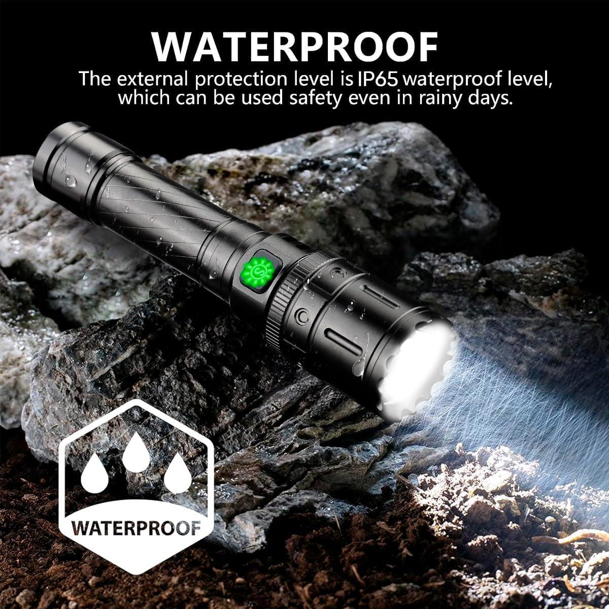 Linterna Táctica Recargable X.STORE para Riel Picatinny - 5 Modos