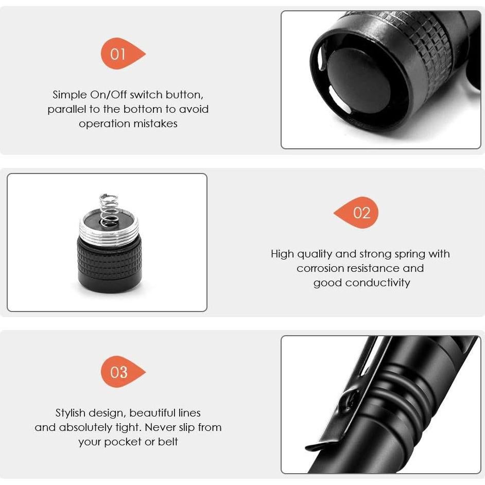 Linterna de Pluma LED Enjoydeal 1000LM 13.21cm Portátil