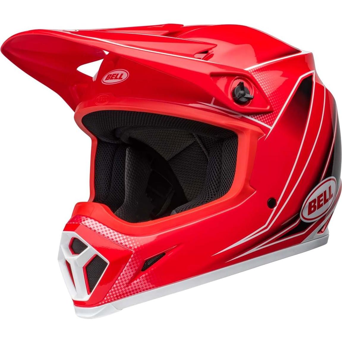Casco de Motocross BELL MX-9 MIPS Rojo Brillante XL