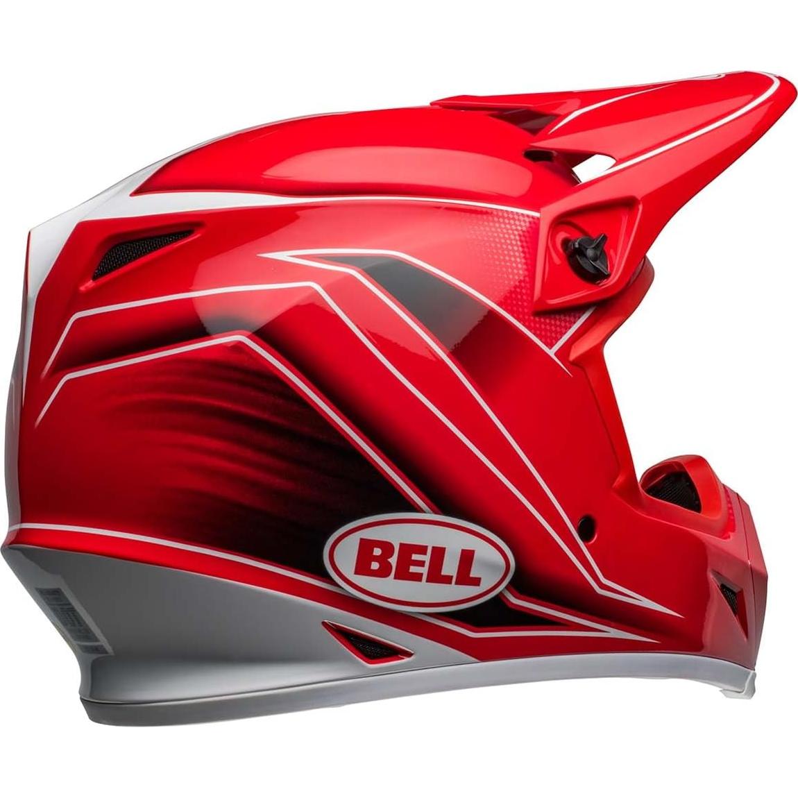 Casco de Motocross BELL MX-9 MIPS Rojo Brillante XL
