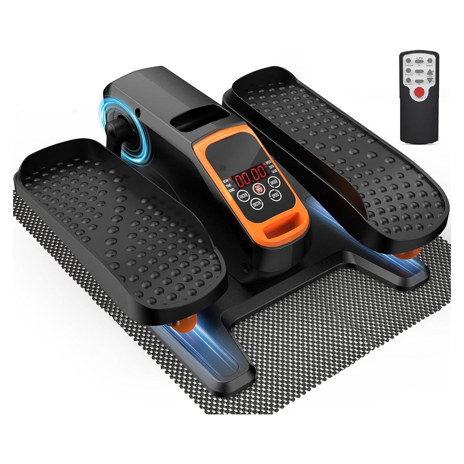 Máquina Elíptica Bajo Escritorio VIVURN 12 Velocidades Naranja