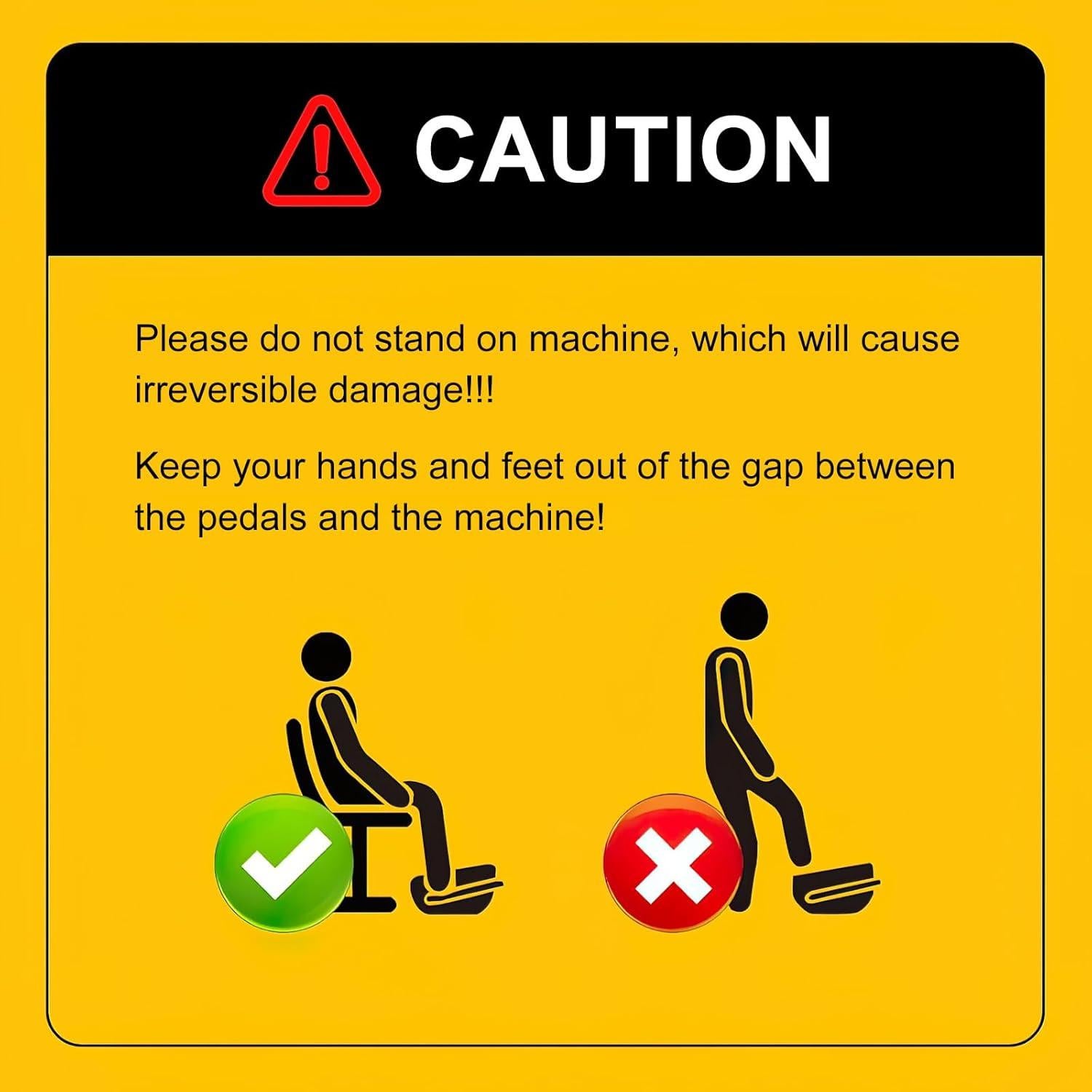 Máquina Elíptica Bajo Escritorio VIVURN 12 Velocidades Naranja