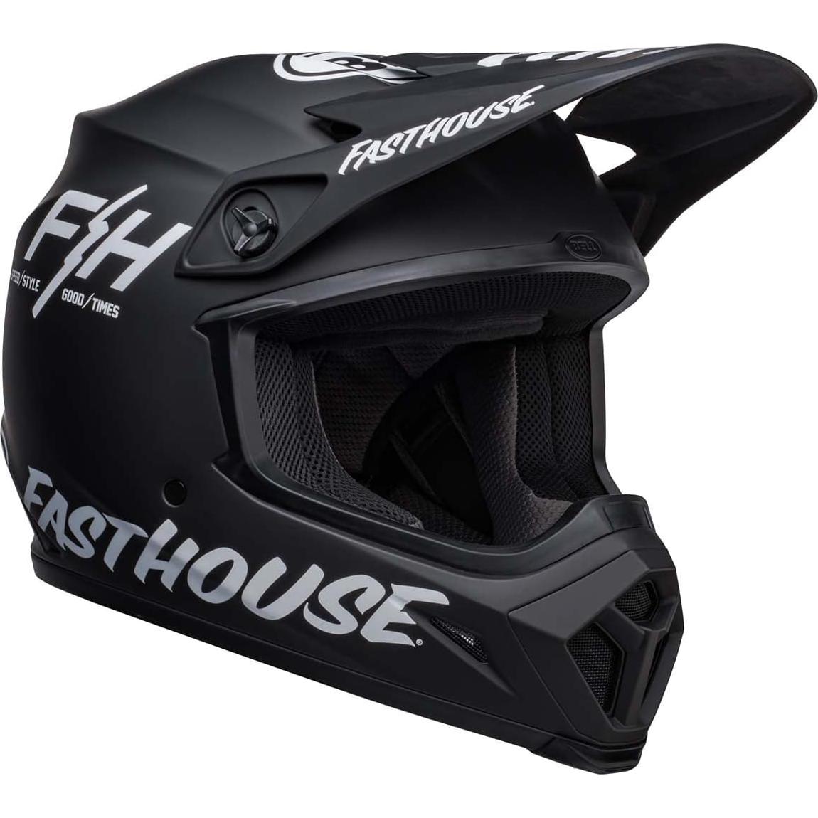 Casco de Motocross BELL MX-9 MIPS Negro/Blanco