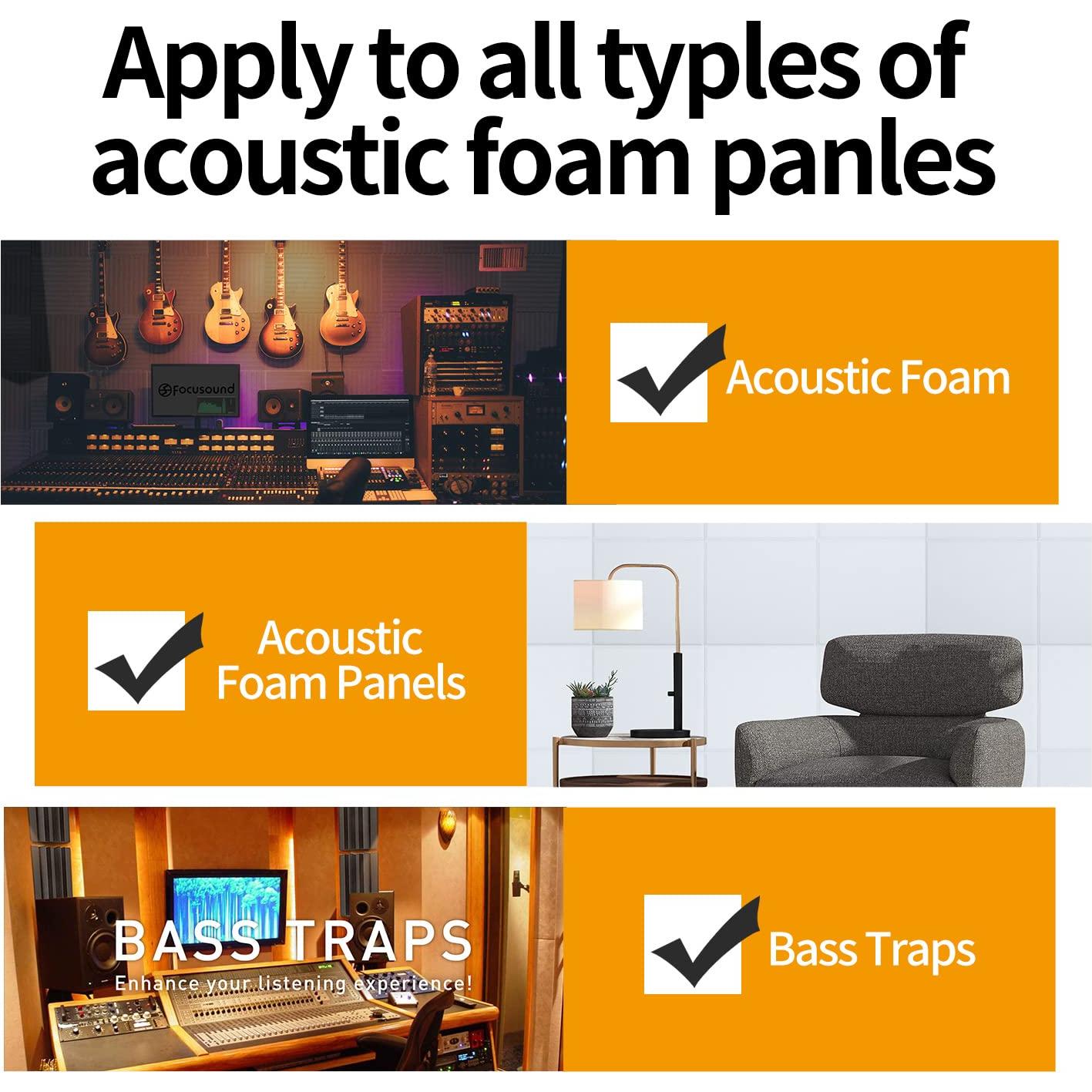 Puntos Adhesivos Doble Cara Focusound 300 Unidades 25mm Amarillos