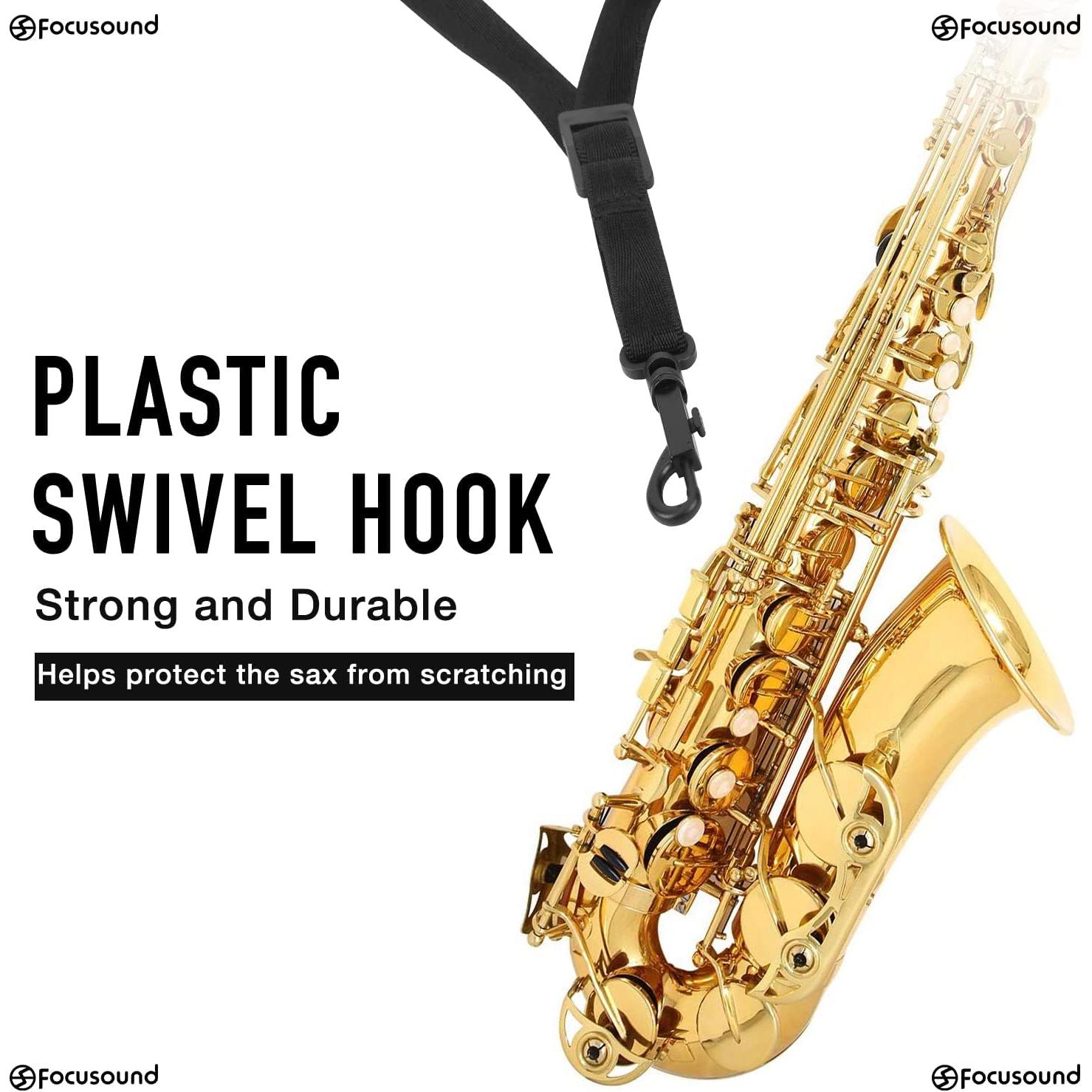 Correa de Cuello Acolchada Focusound para Saxofón Alto y Tenor