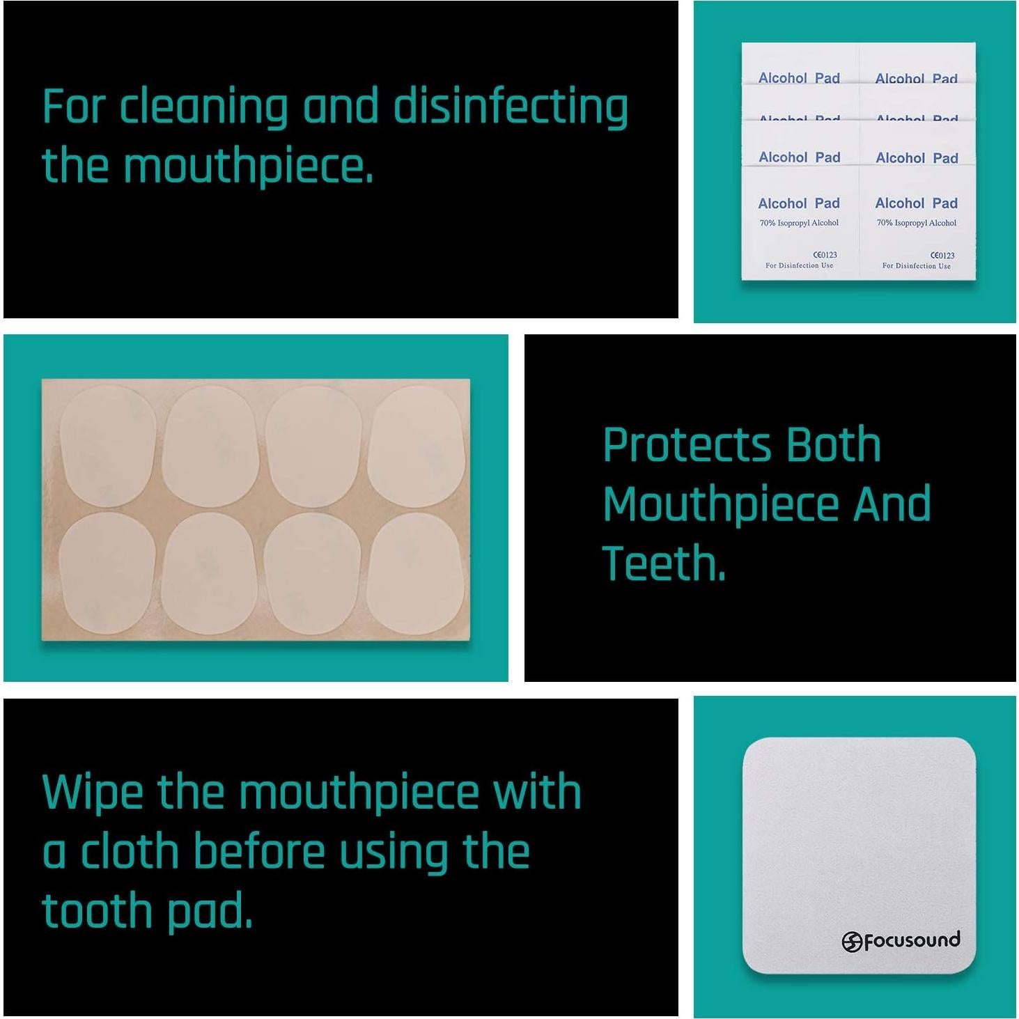 Cojines de Boquilla para Saxofón y Clarinete Focusound 0.3mm