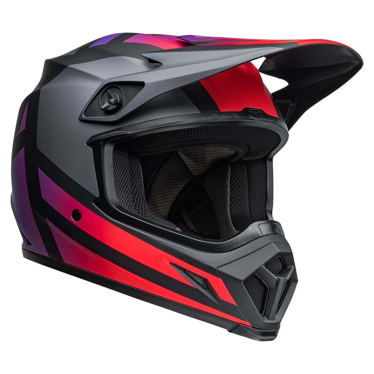 Casco BELL MX-9 MIPS Motocross Unisex Negro/Rojo