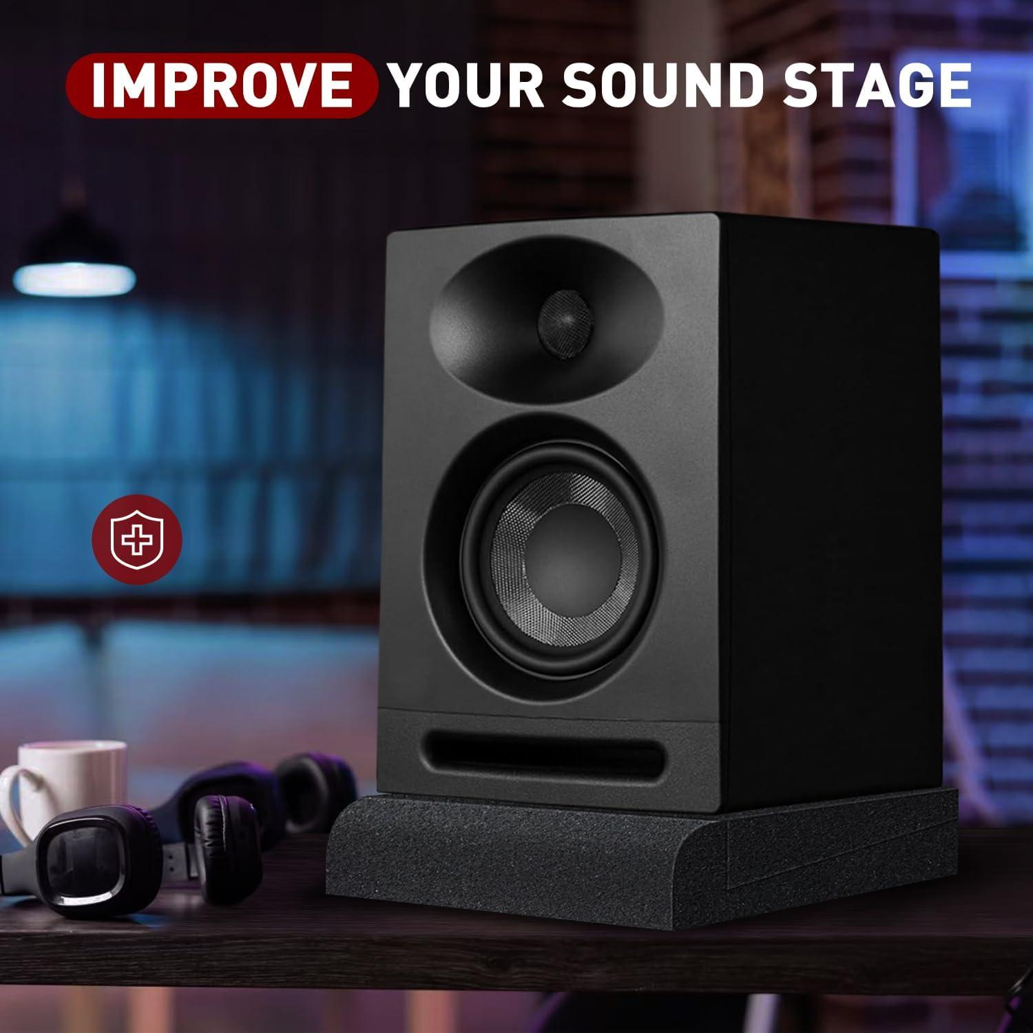 Almohadillas de Aislamiento Focusound para Monitores 3-4.5"