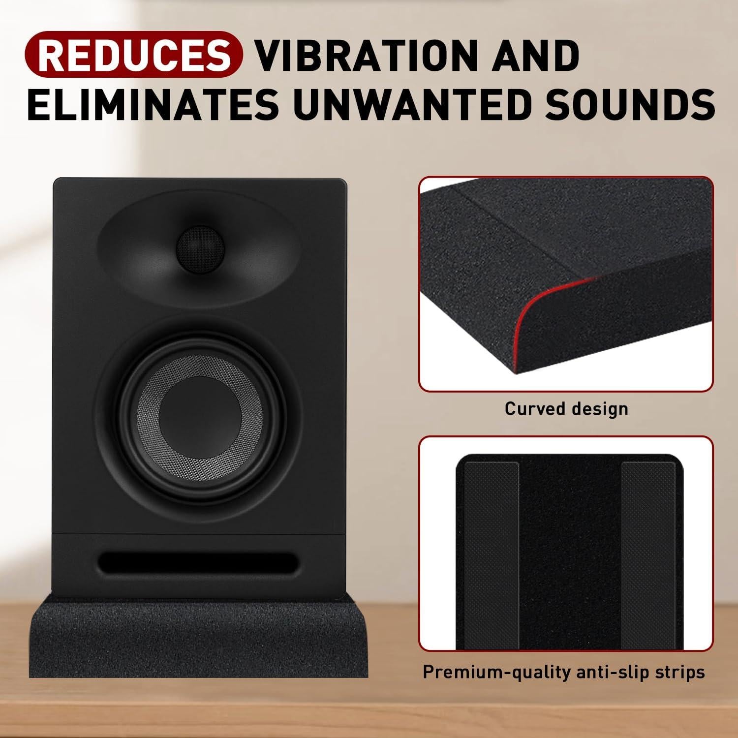 Almohadillas de Aislamiento Focusound para Monitores 3-4.5"