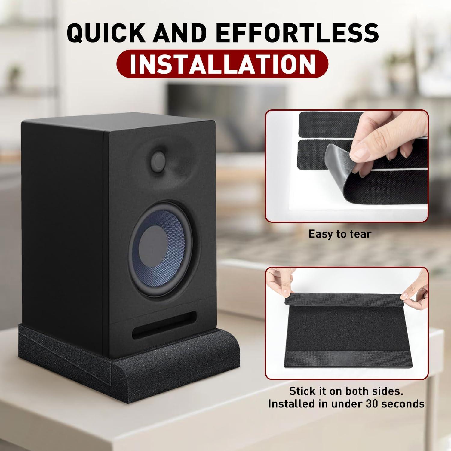 Almohadillas de Aislamiento Focusound para Monitores 3-4.5"