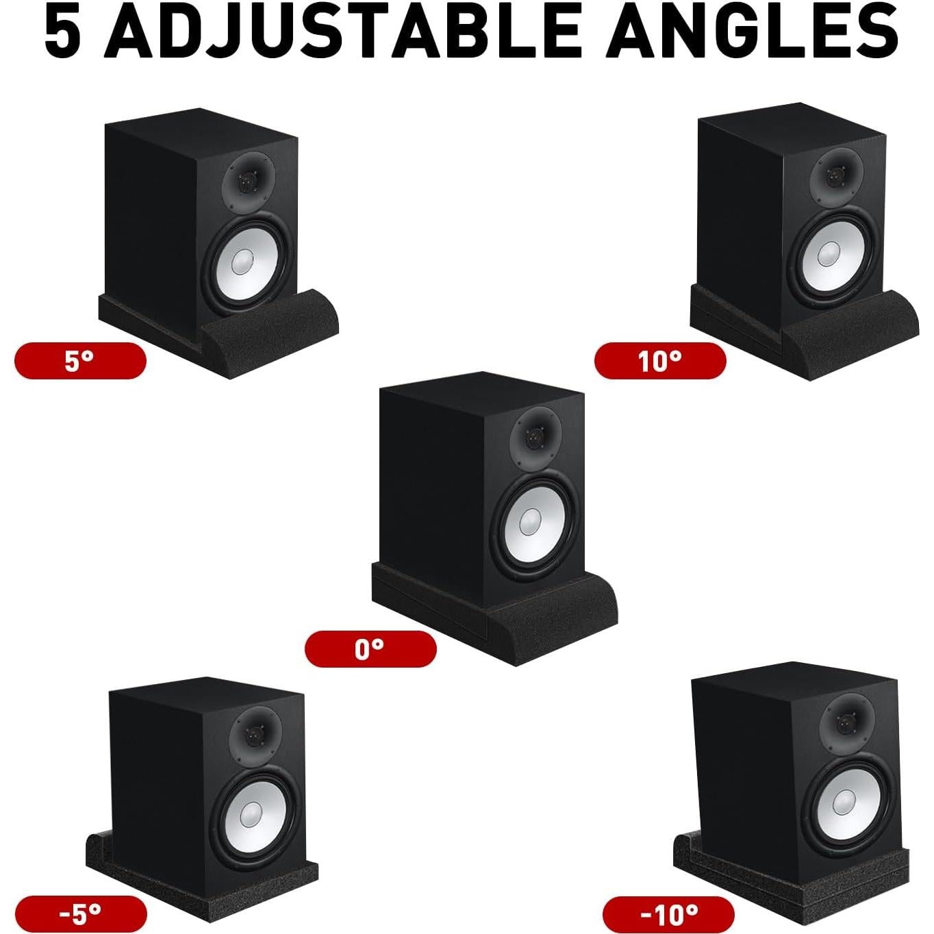 Almohadillas de Aislamiento Focusound para Monitores 3-4.5"