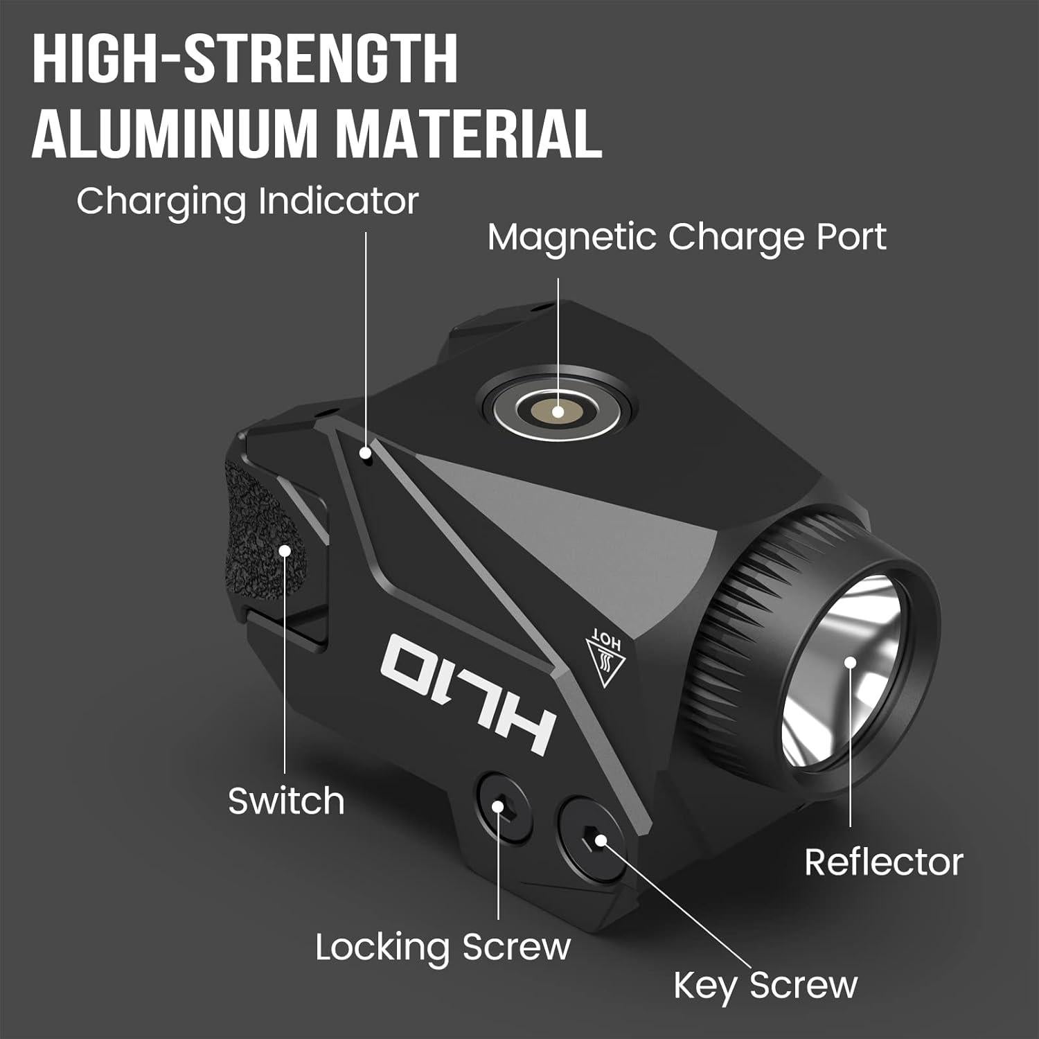 Luz de Arma VOTATU HL10 800 Lúmenes LED Recargable