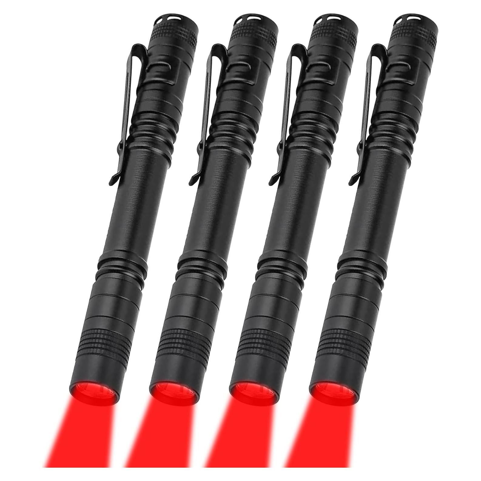 Linterna LED Roja GaiGaiMall - Paquete de 4, 13.3 cm