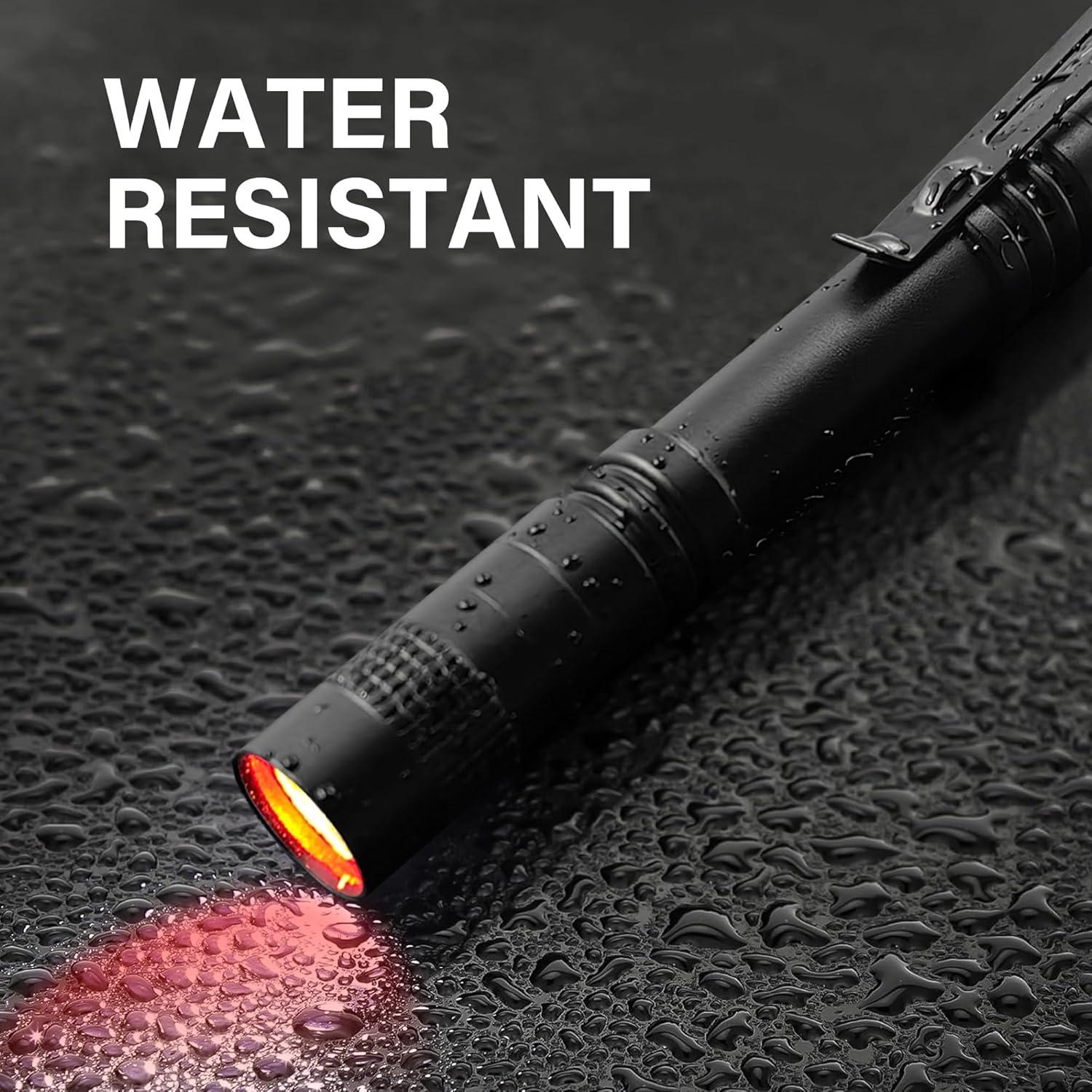 Linterna LED Roja GaiGaiMall - Paquete de 4, 13.3 cm