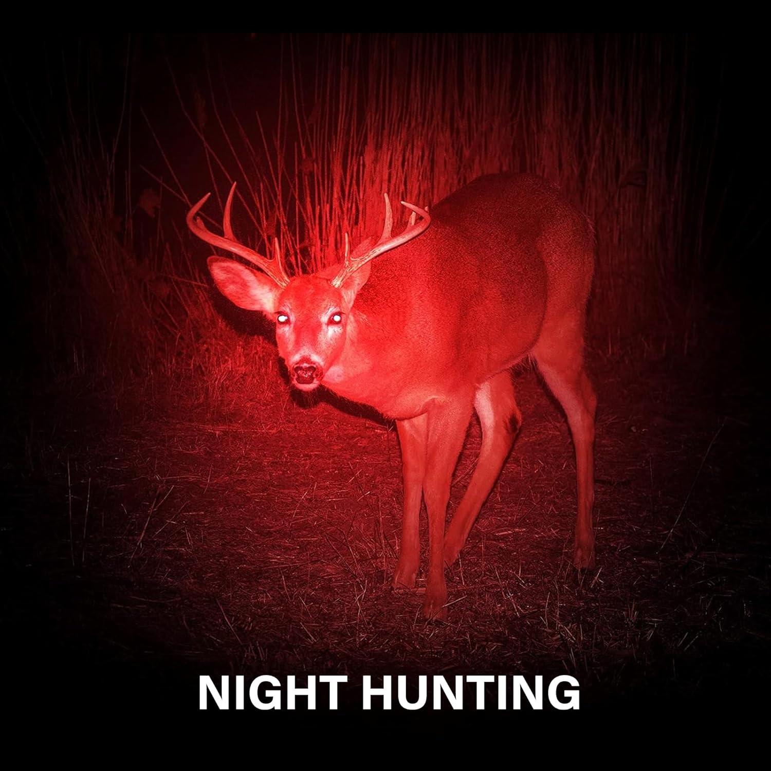 Linterna LED Roja GaiGaiMall - Paquete de 4, 13.3 cm