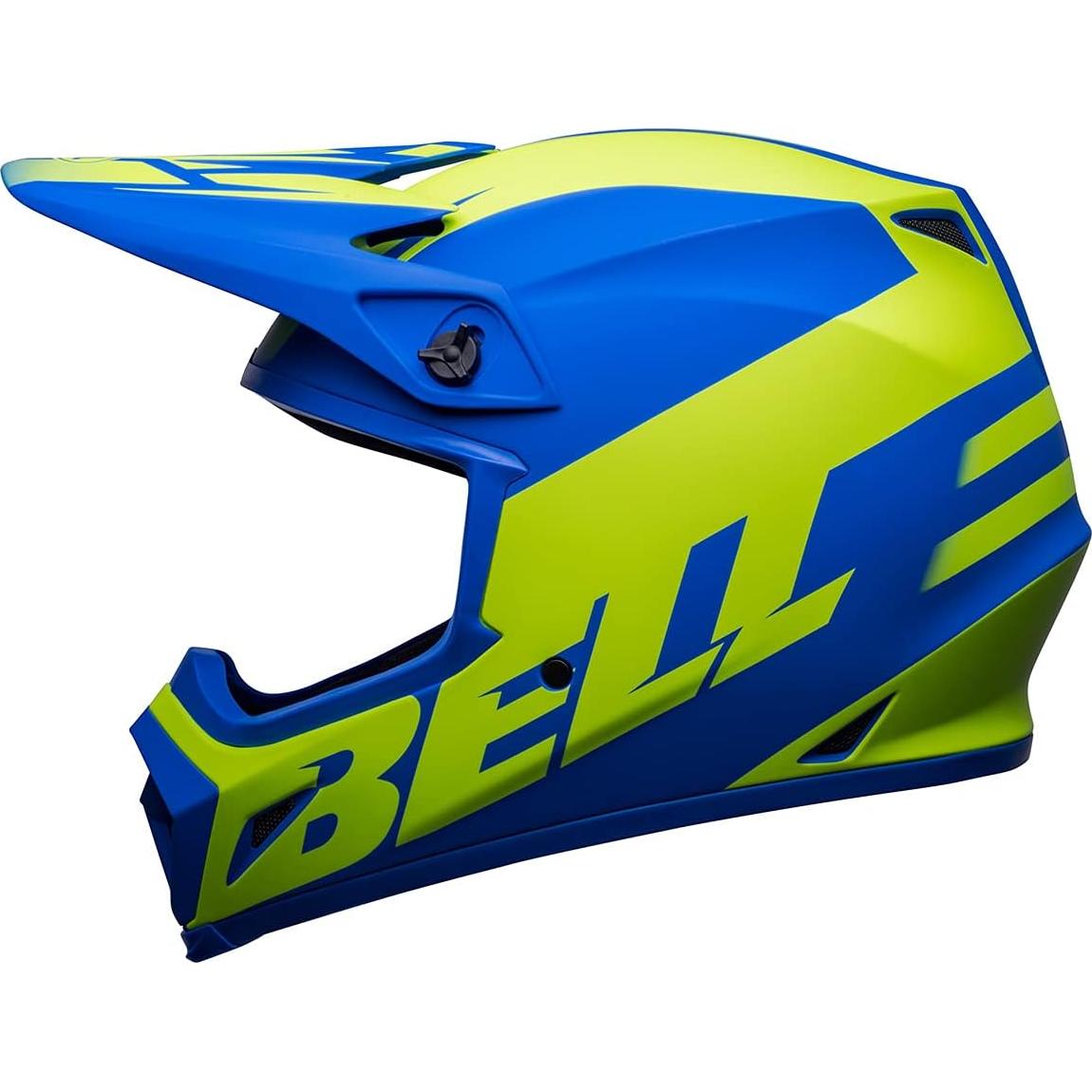 Casco BELL MX-9 MIPS Motocross Mediano Azul Clásico