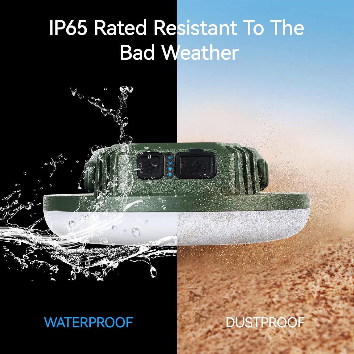 Linterna LED VAVOFO 42W 4000LM Recargable IP65 10000mAh