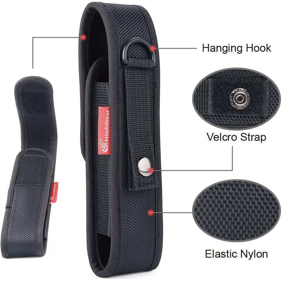 Funda de Linterna Moobibear 2-Pack Nylon Ajustable 12.7-16.5 cm