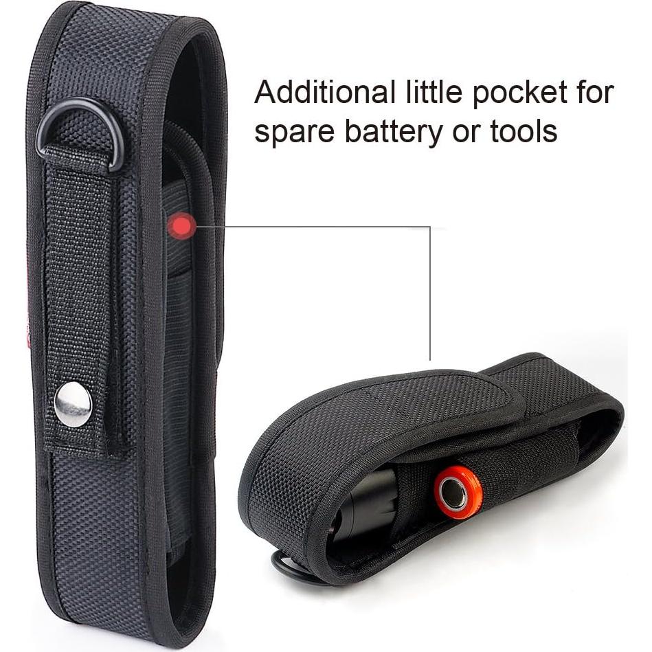 Funda de Linterna Moobibear 2-Pack Nylon Ajustable 12.7-16.5 cm