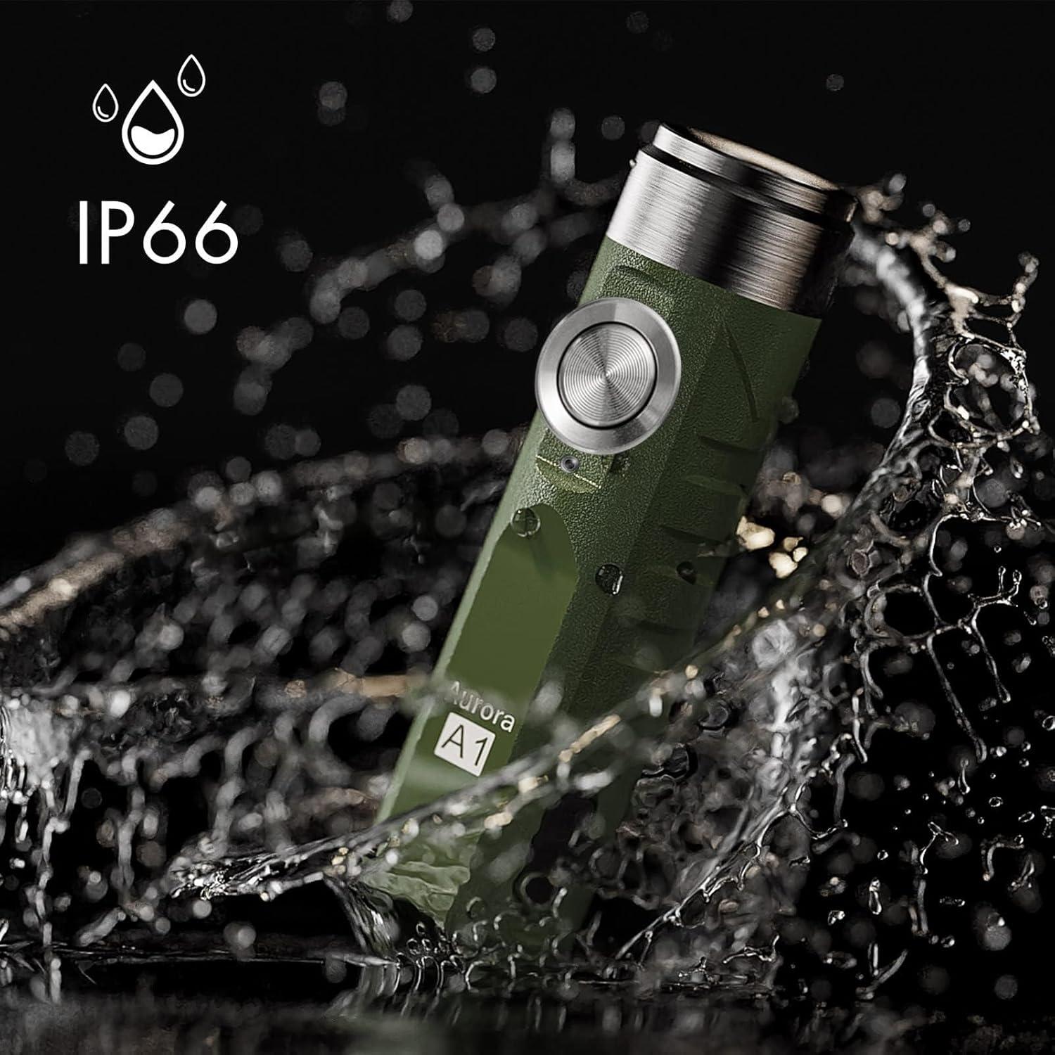 Linterna EDC RovyVon A1 Gen 4 650 Lúmenes Verde Militar