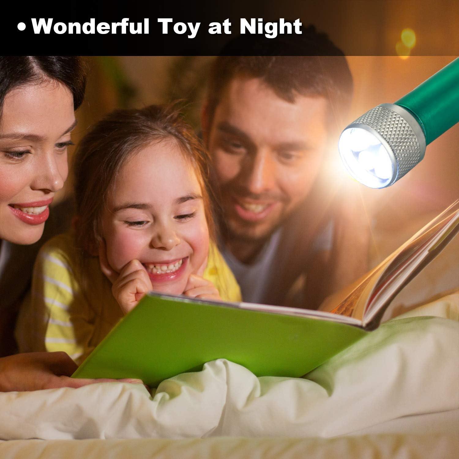 Juego de 30 Mini Linternas LED Llavero Honoson 6 Colores