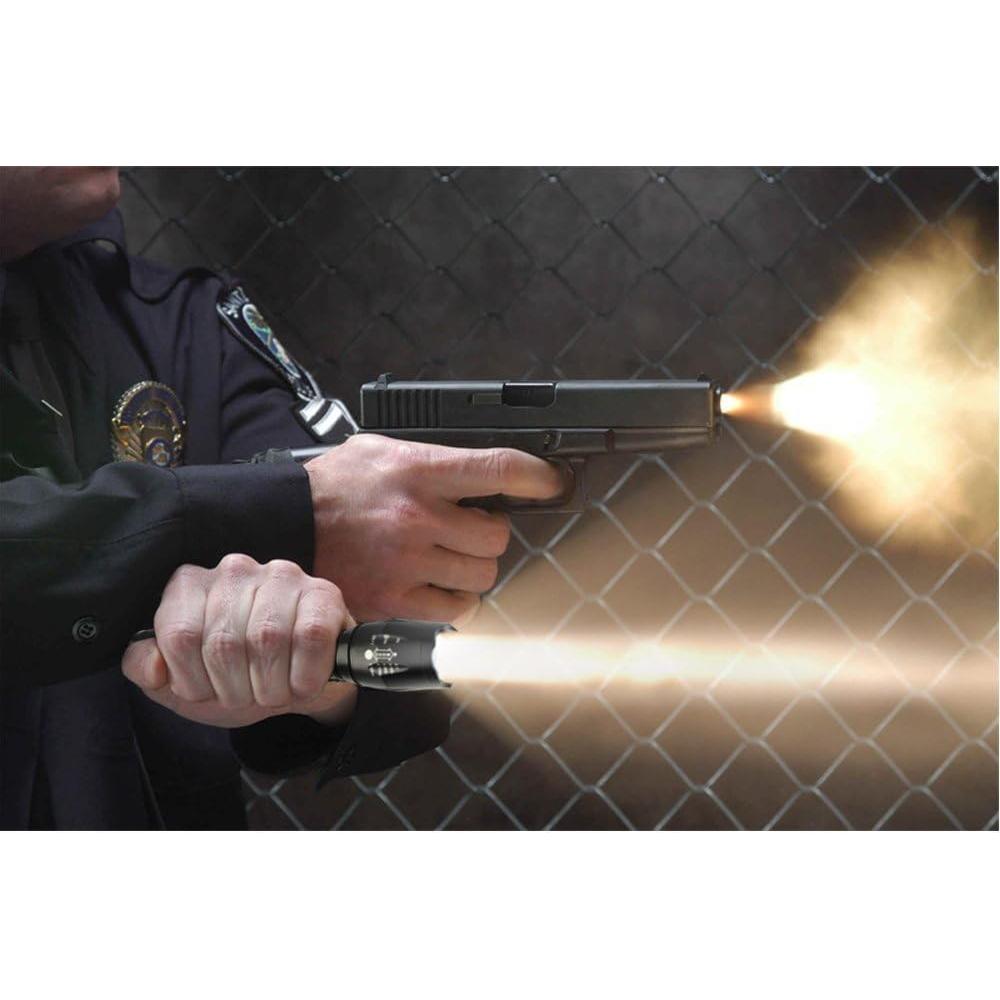 Linterna Táctica LED EcoGear FX TK120 con Batería Recargable