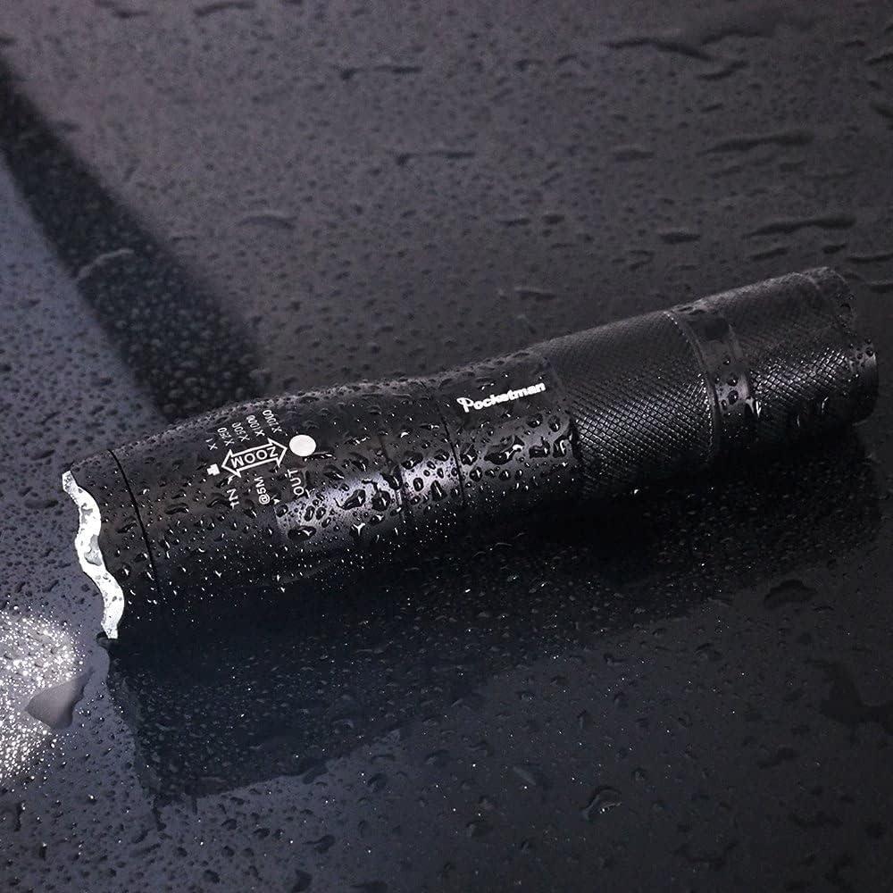 Linterna Táctica LED Pocketman 5 Pack Resistente al Agua