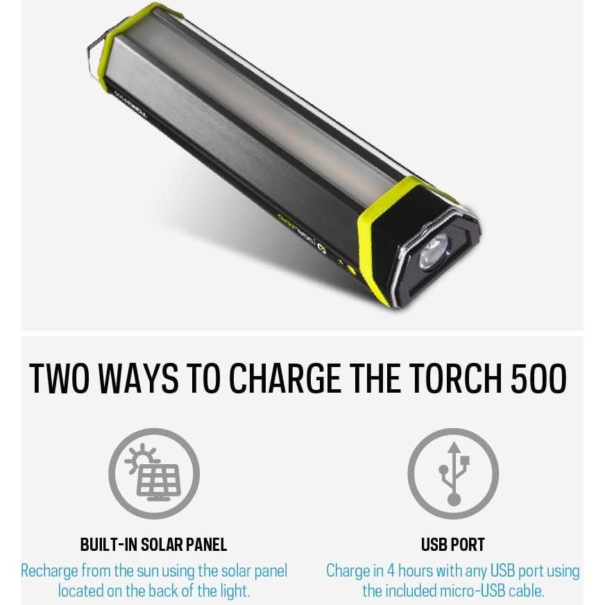 Linterna LED Goal Zero GZ90115 500 Lúmenes Solar Recargable