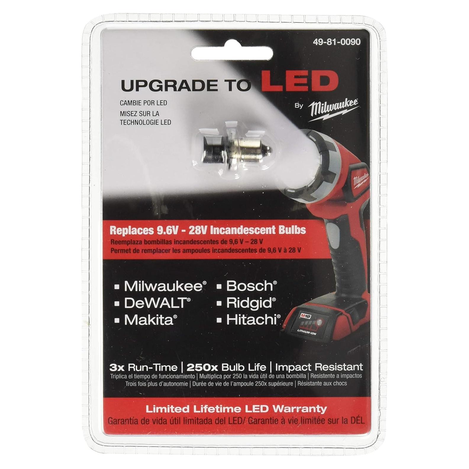 Kit de Actualización LED Milwaukee 49-81-0090 para Linternas