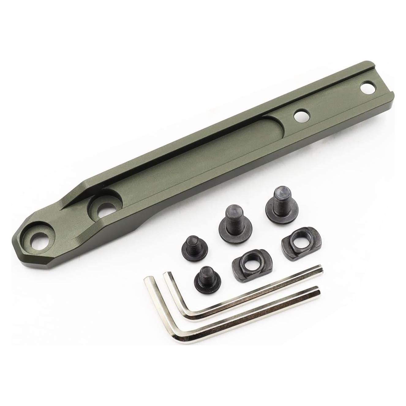 Montura de Luz de Arma Jmtac Mlok Inline Scout Aluminio Verde