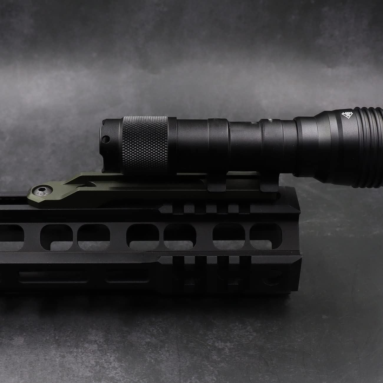 Montura de Luz de Arma Jmtac Mlok Inline Scout Aluminio Verde