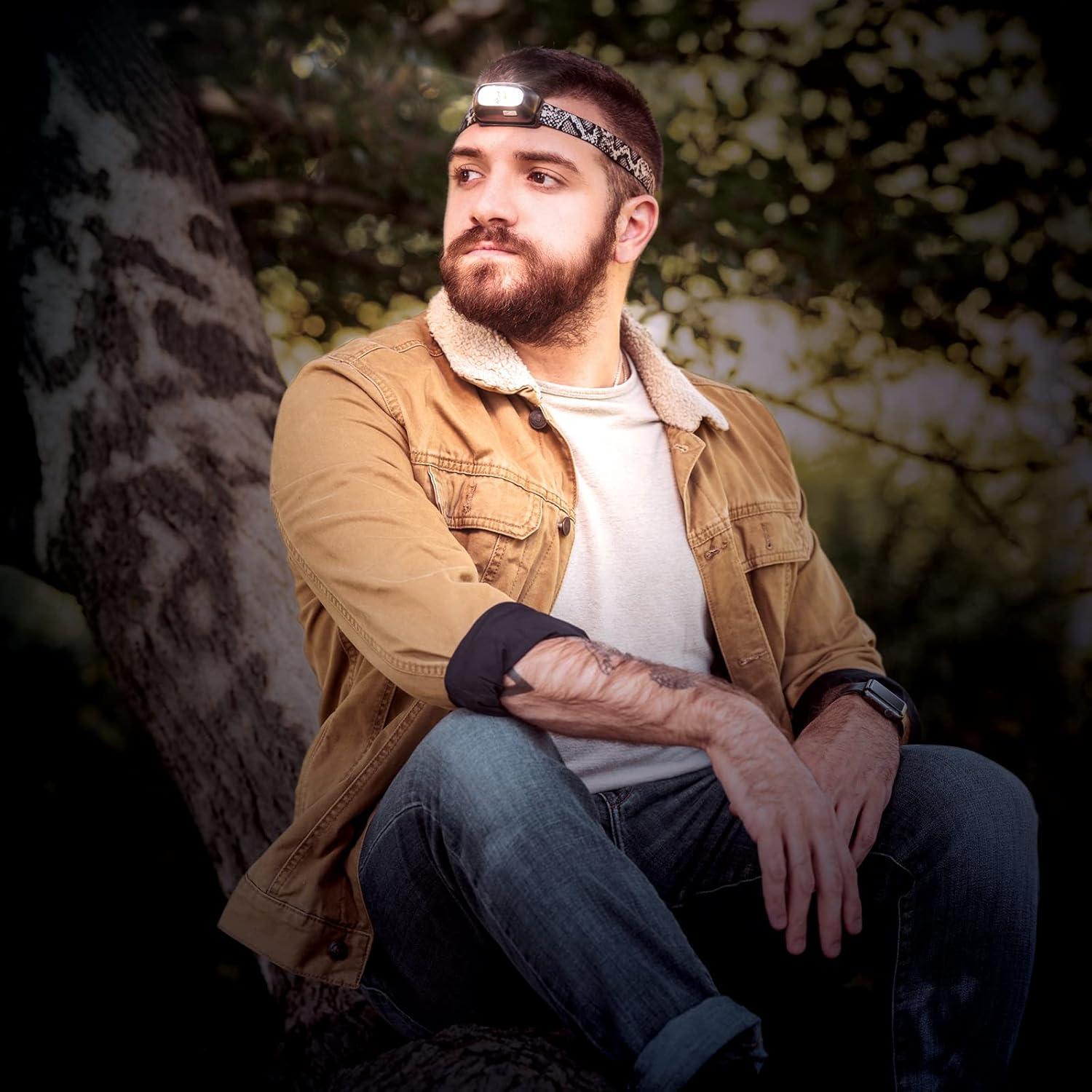 Linterna Frontal LED Recargable Night Scope 3W Resistente al Agua