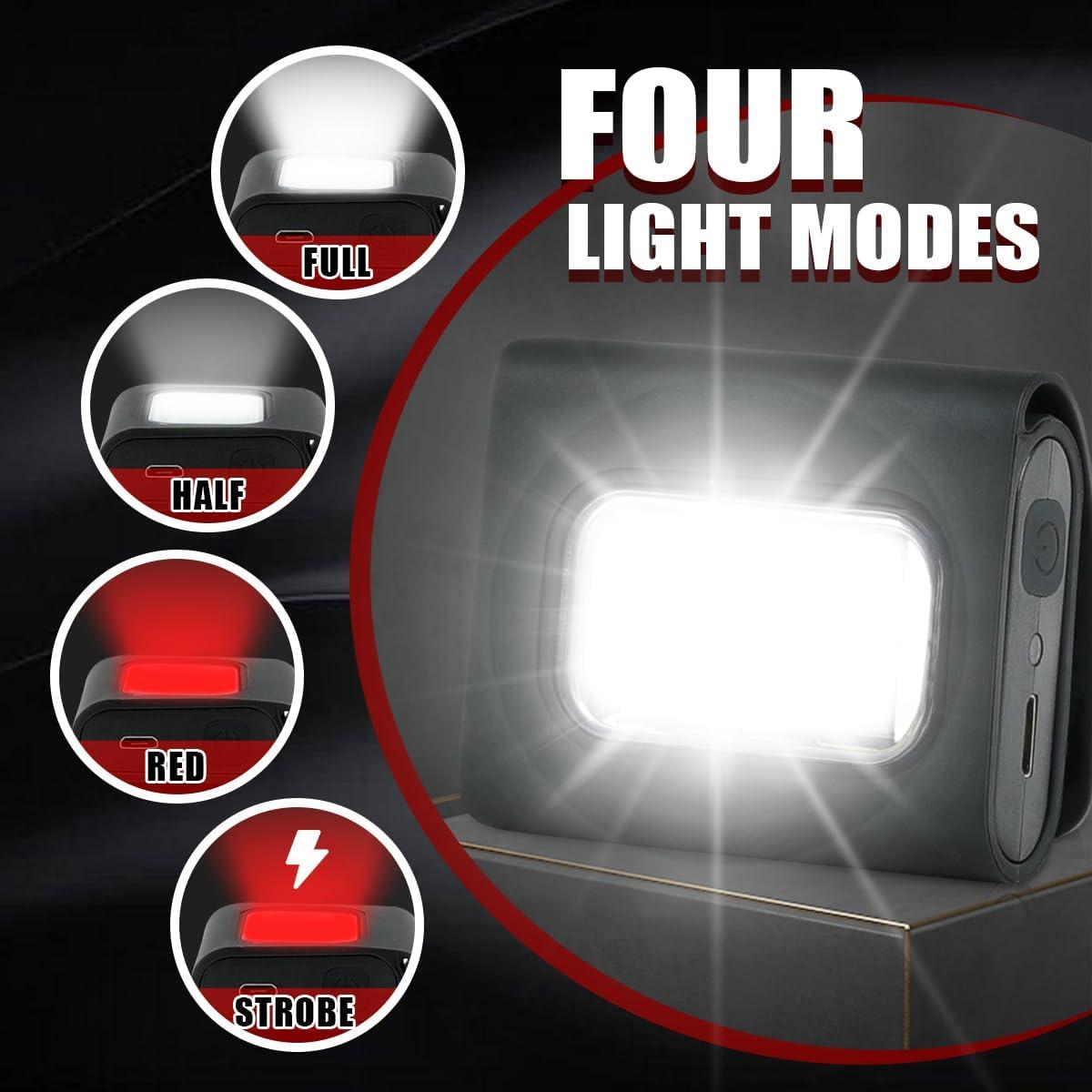 Luces LED de Seguridad para Correr GOANDO - Paquete de 2, Carga USB, Resistente al Agua