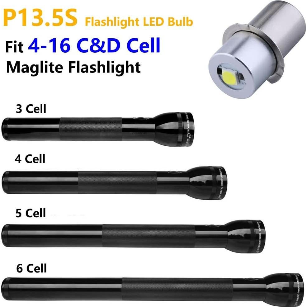 Bombilla LED LudoPam P13.5S 200 Lúmenes 6-24V para Linternas