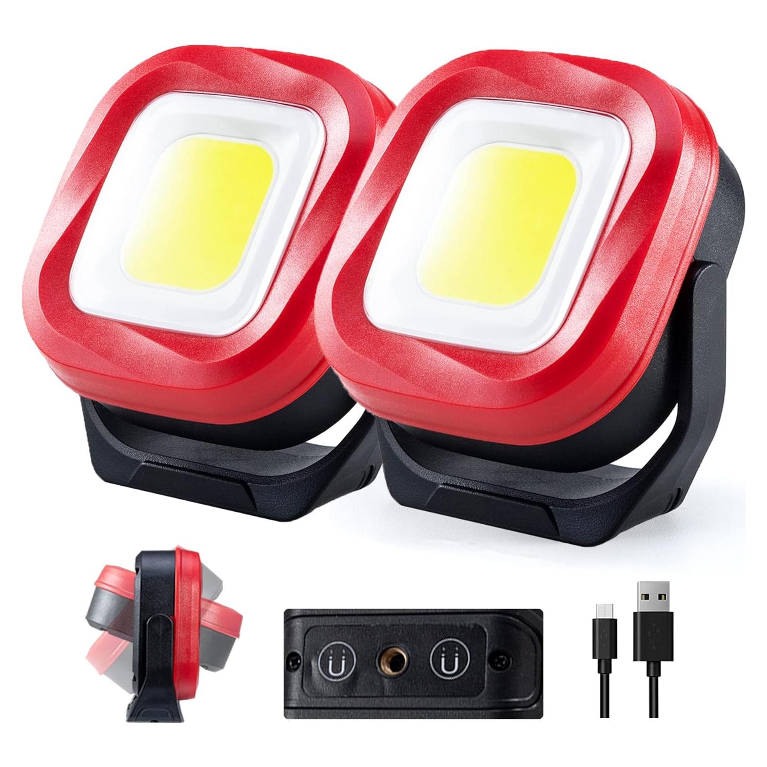 Luz de Trabajo Recargable ORHOMELIFE 1000 Lúmenes 42 LEDs