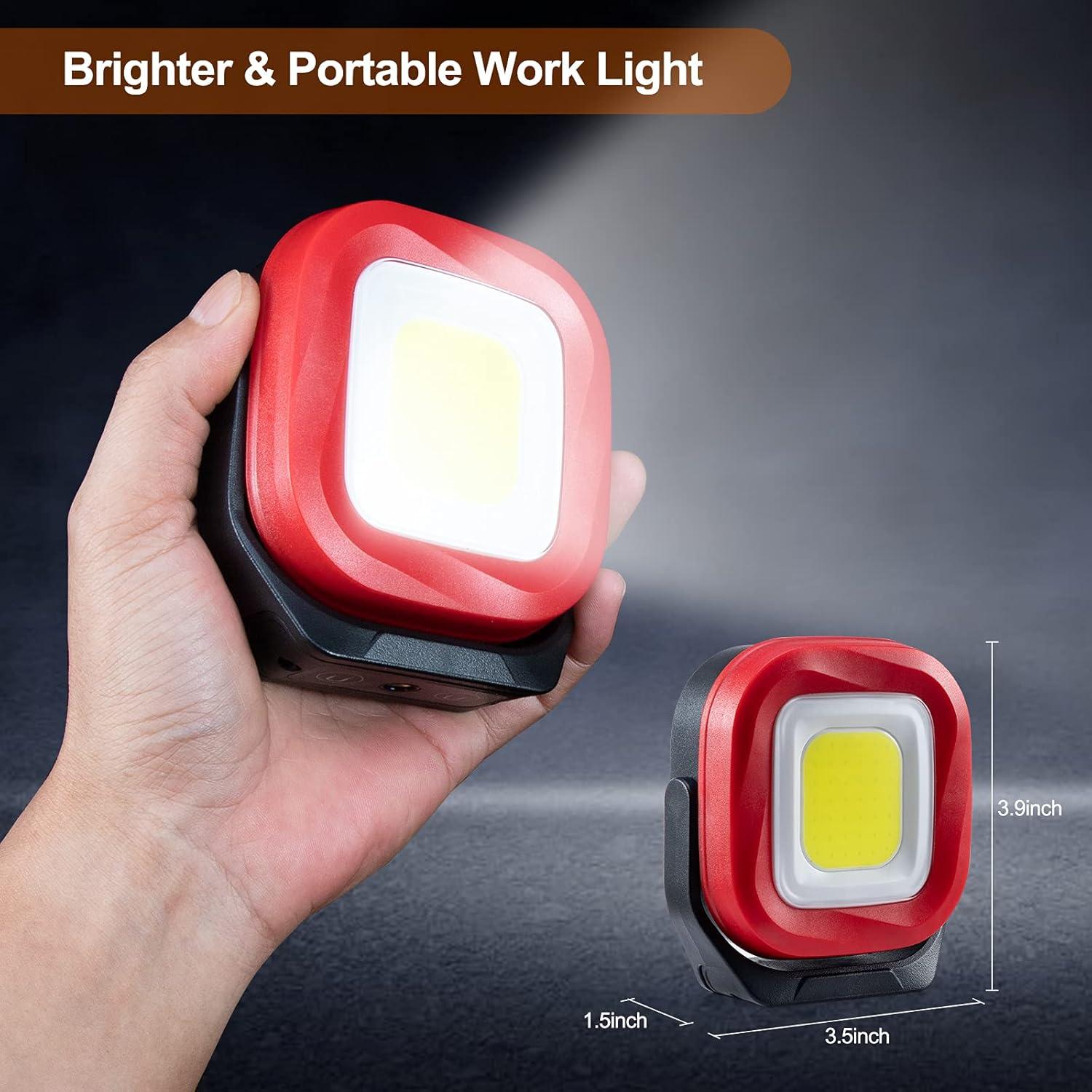 Luz de Trabajo Recargable ORHOMELIFE 1000 Lúmenes 42 LEDs