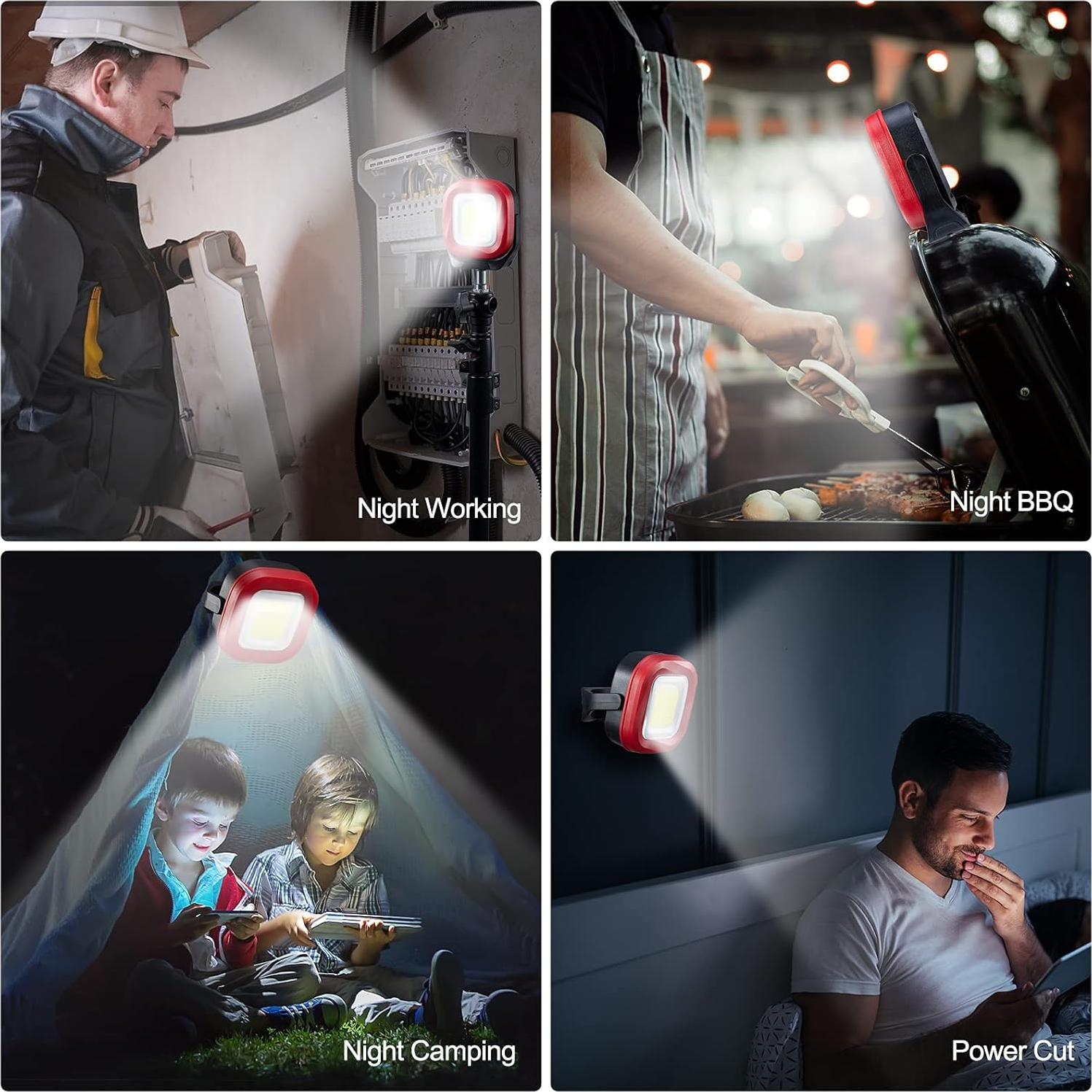 Luz de Trabajo Recargable ORHOMELIFE 1000 Lúmenes 42 LEDs