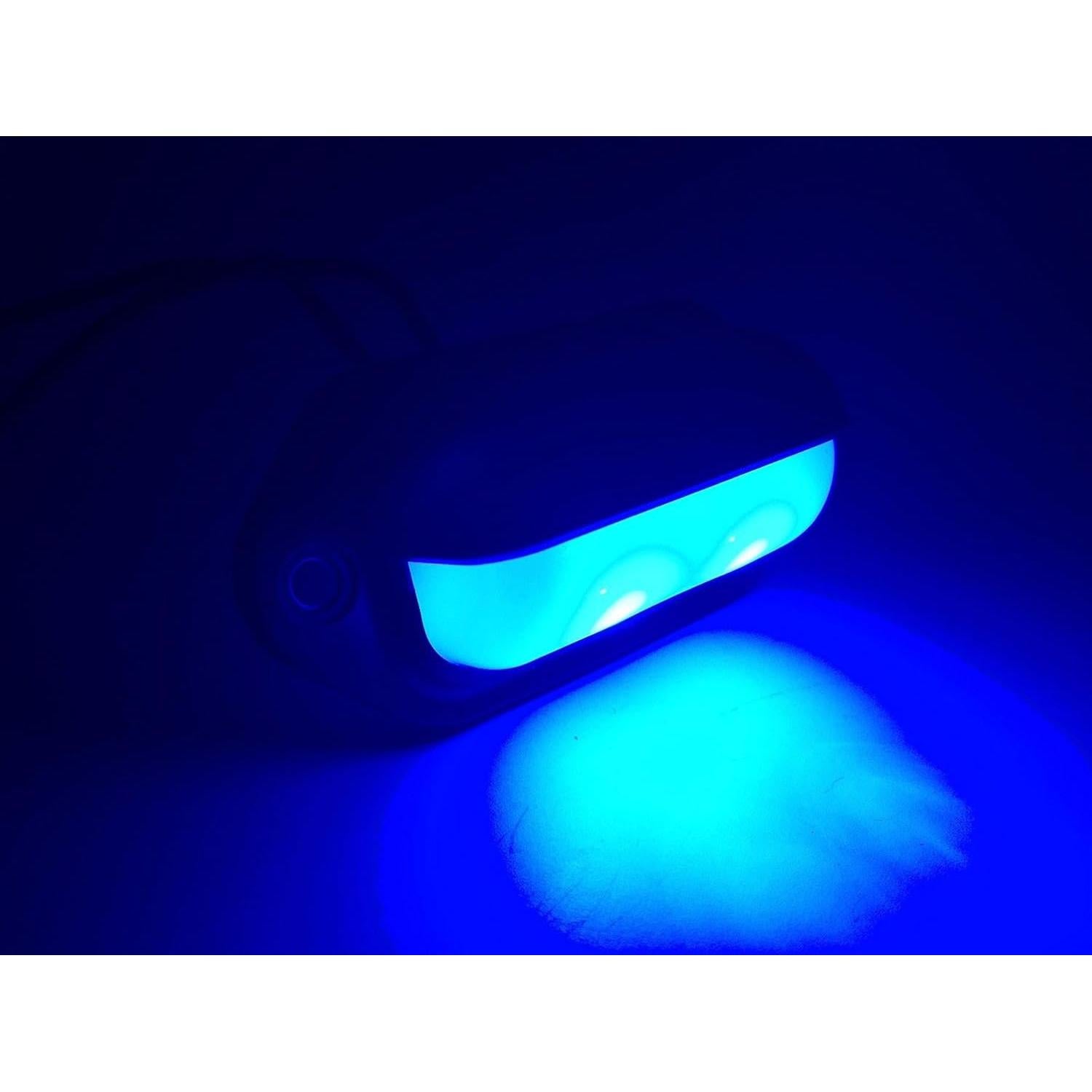 Luz de cortesía LED Pactrade Marine azul 6.6x2.2 cm impermeable