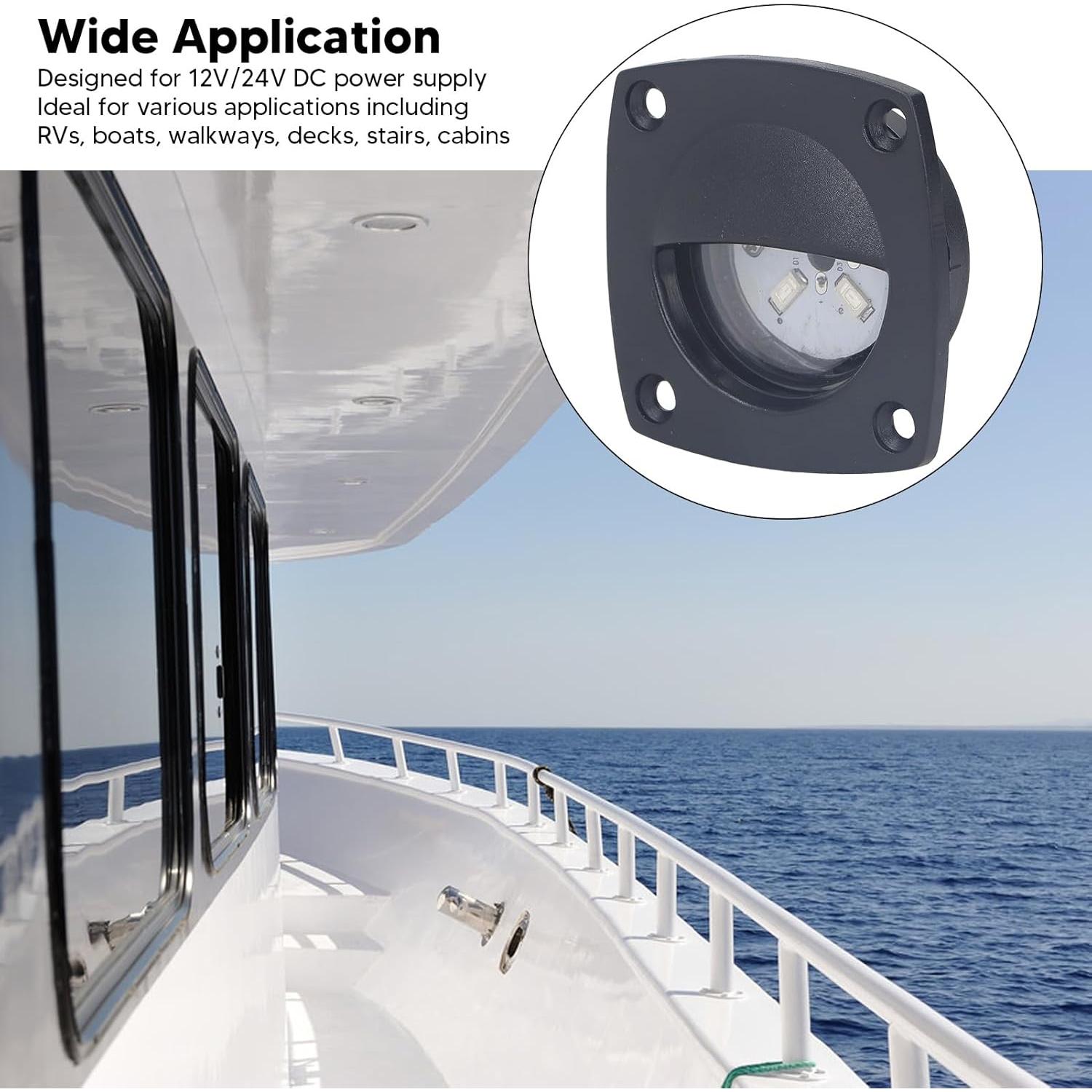 Luz de Pasillo LED ZJchao IP66 58x58mm 10-24V Blanca