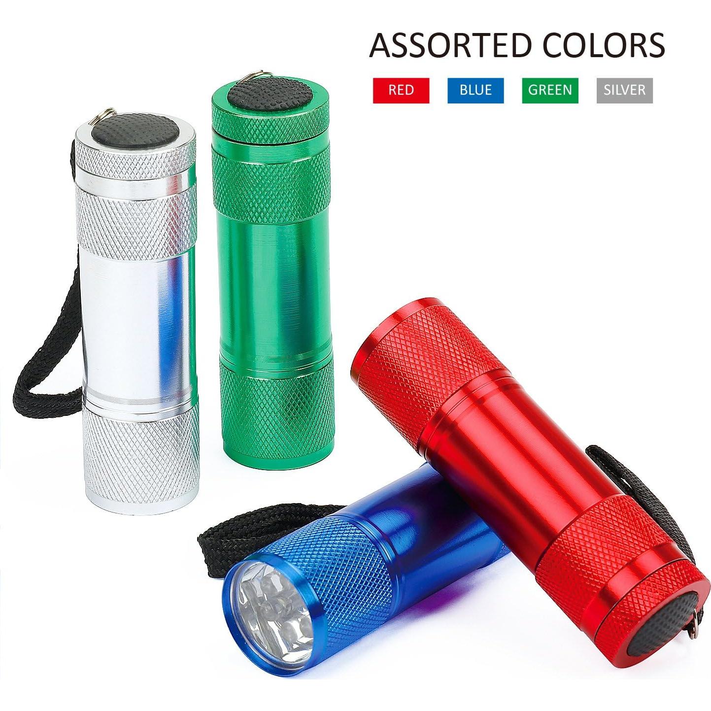 Set de Linternas LED de Aluminio Fastpro - 4 Piezas con Baterías AAA