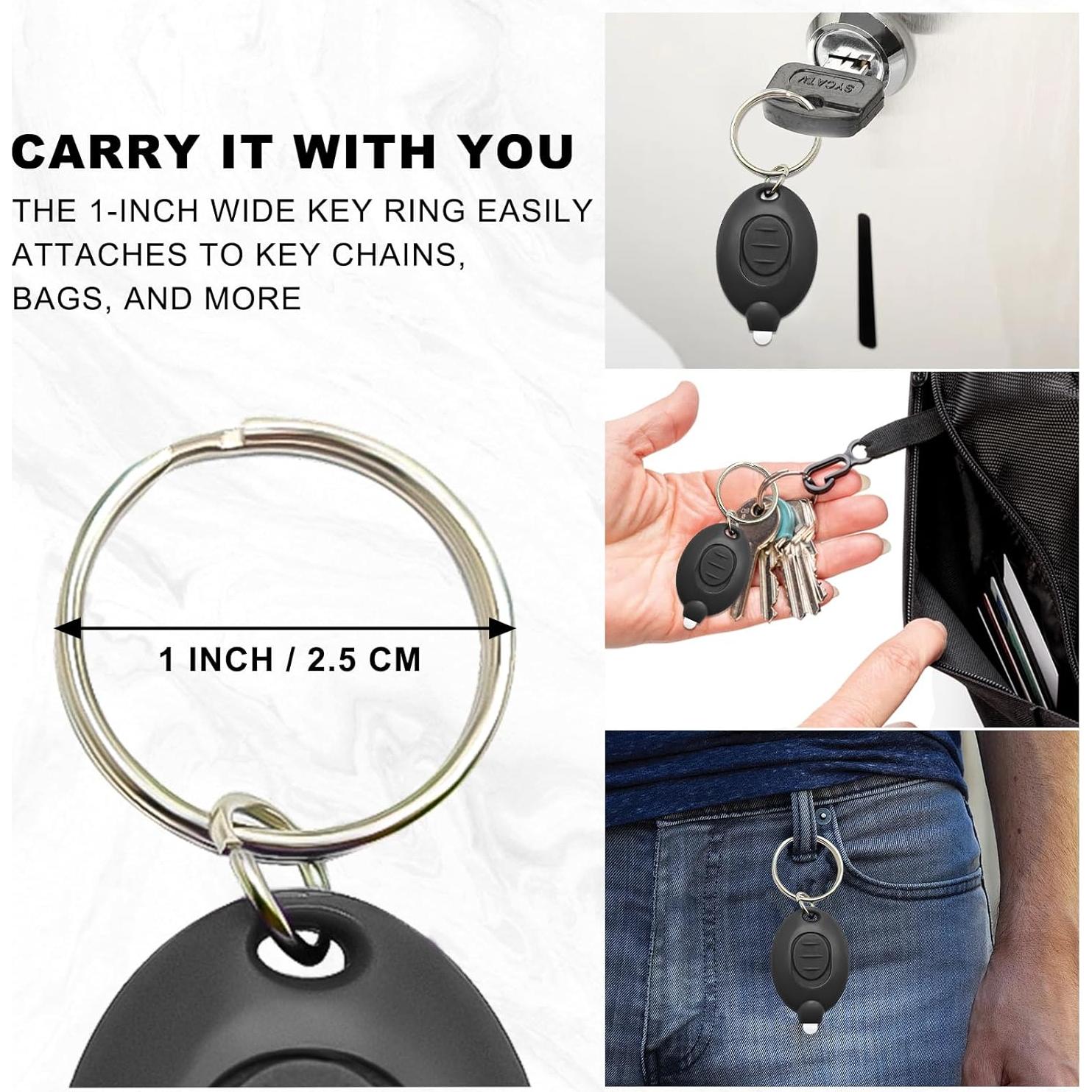 Mini Linternas LED de Llavero KLUMUKE 104PCS Multicolor