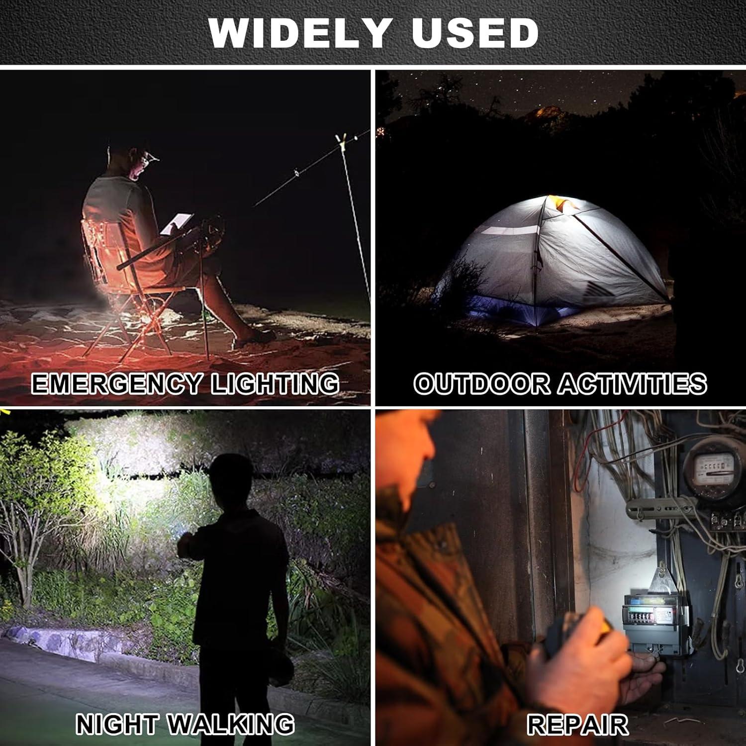 Mini Linternas LED de Llavero KLUMUKE 104PCS Multicolor