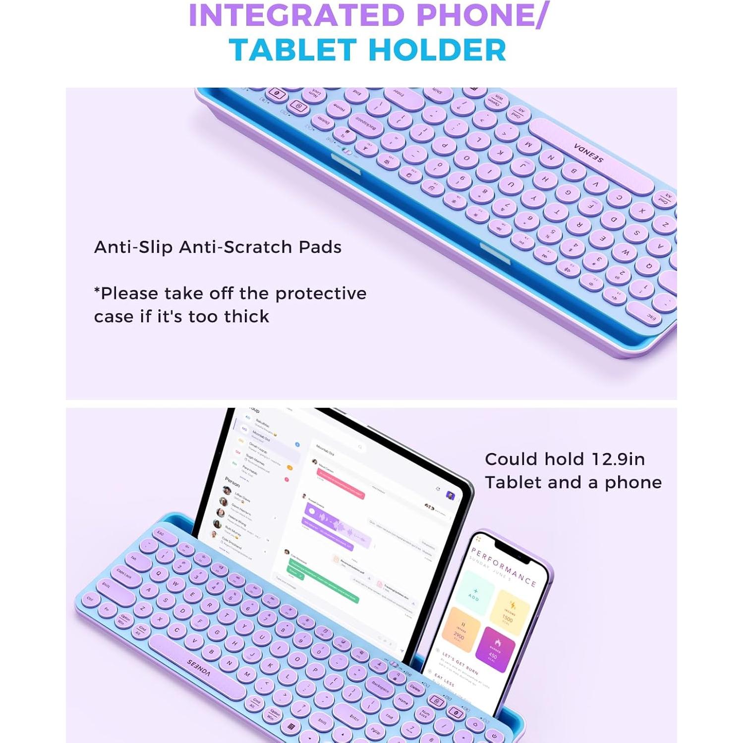 Teclado y Ratón Bluetooth Seenda CTU-301 Multi-Dispositivo