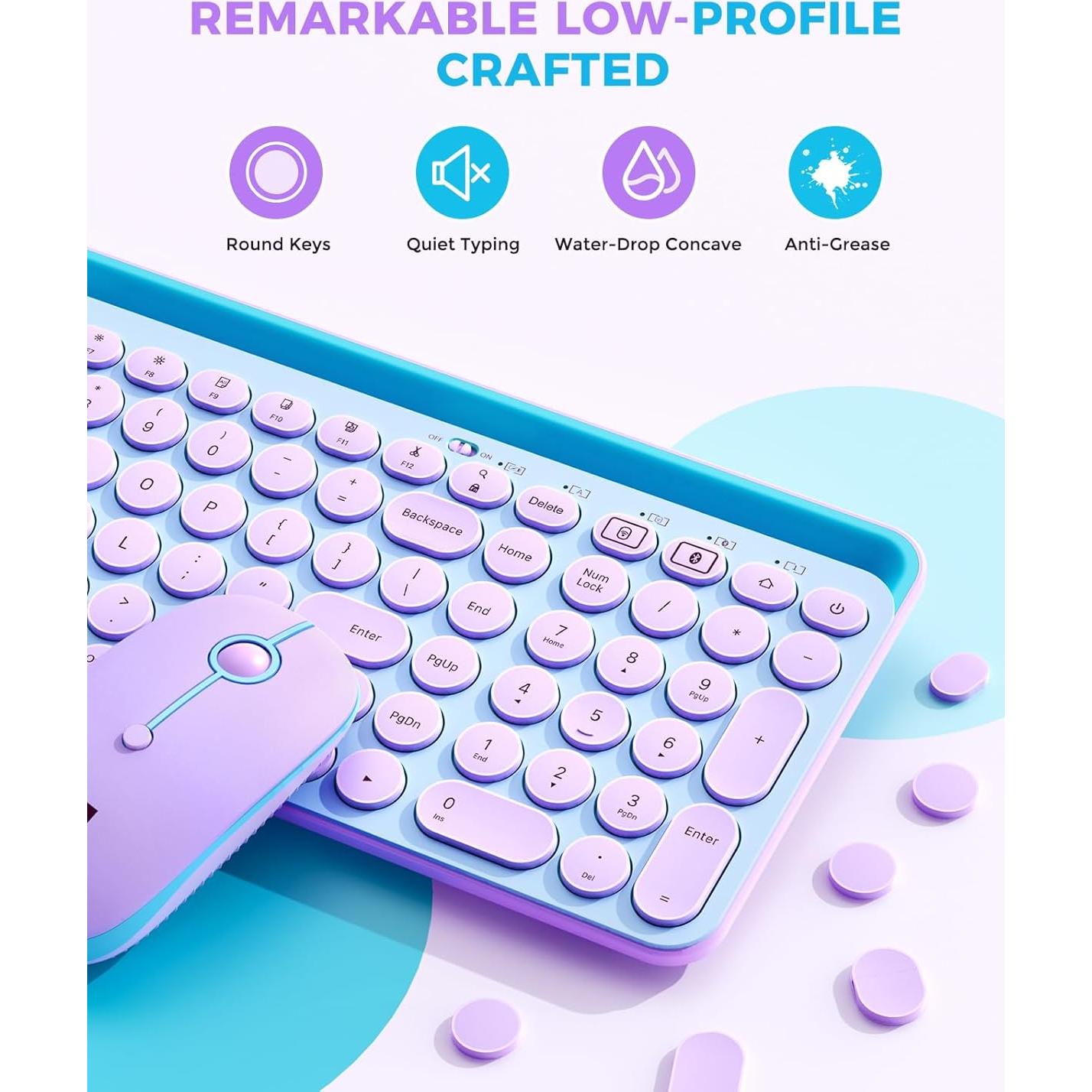 Teclado y Ratón Bluetooth Seenda CTU-301 Multi-Dispositivo