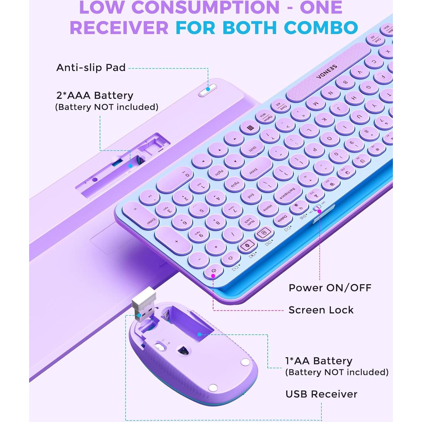 Teclado y Ratón Bluetooth Seenda CTU-301 Multi-Dispositivo