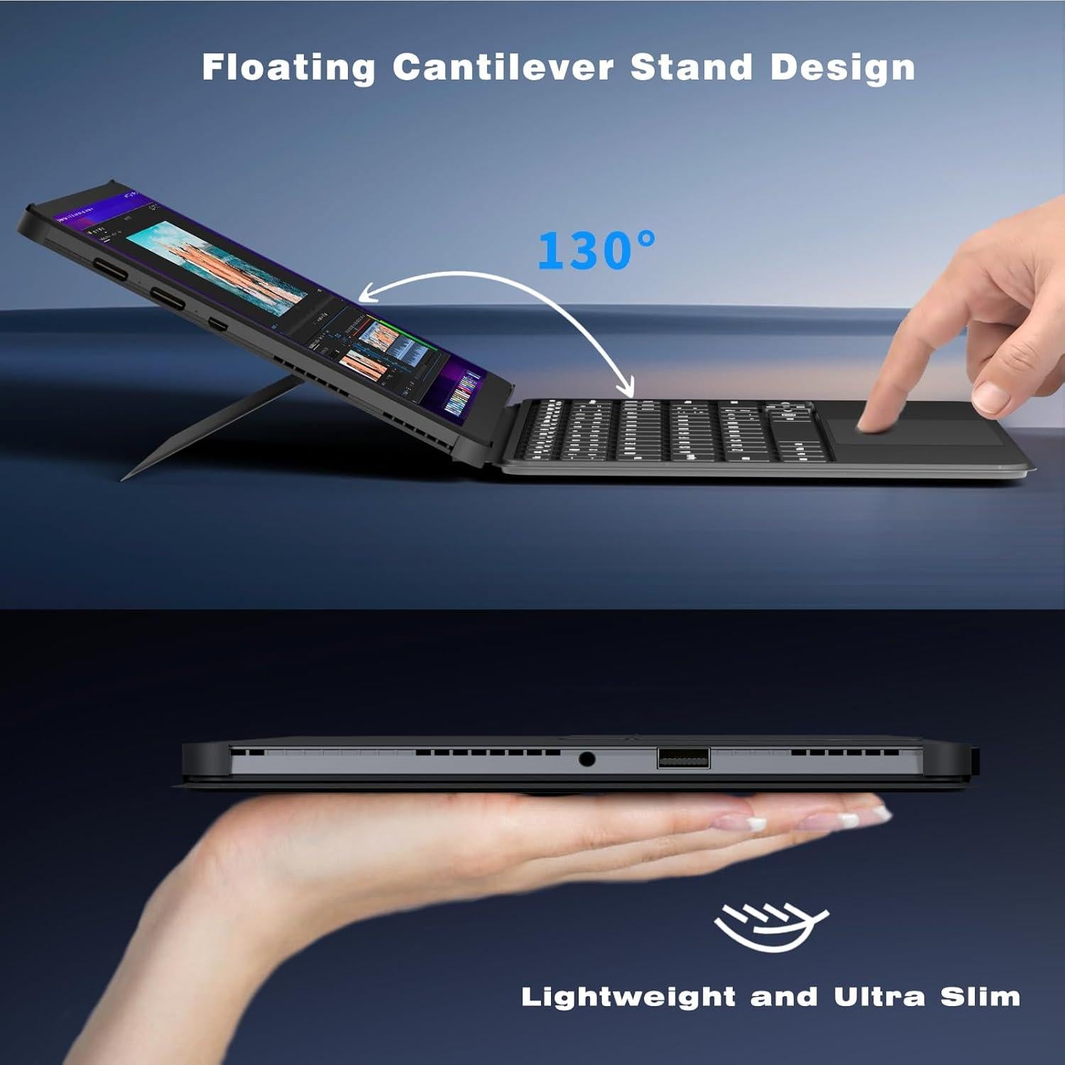 Laptop 2 en 1 Tunhail UL101Y 10.1" 12GB RAM 256GB SSD