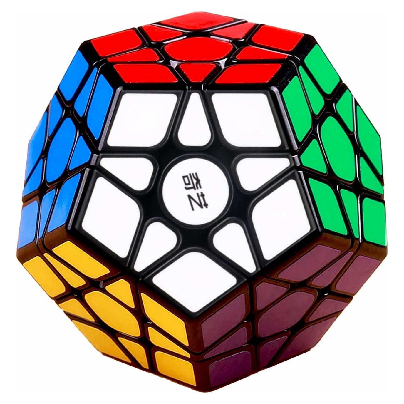 Cubo Megaminx Speed Qiheng 3x3 Negro 7.5cm